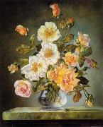 Floral, beautiful classical still life of flowers.135 unknow artist